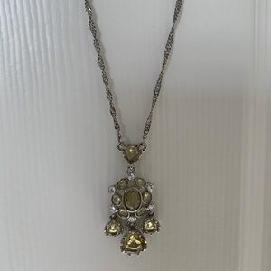 Vintage Luminescent Dangling Necklace